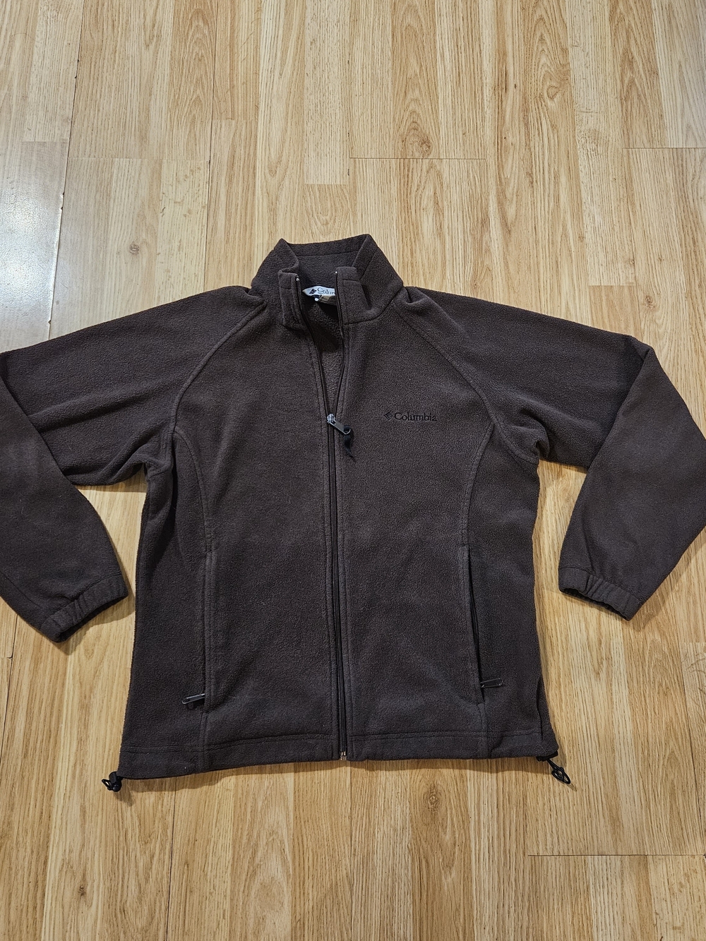 Columbia Brown Full-Zip Fleece Jacket Size M